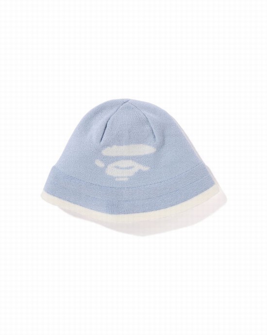 Dámské Klobouky Bape APE Face Světle Blankyt | 65041HBUV