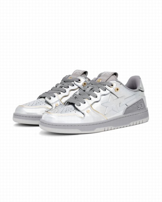 Dámské Tenisky Bape X Hajime Sorayama SK8 STA Stříbrné | 86014QBUP