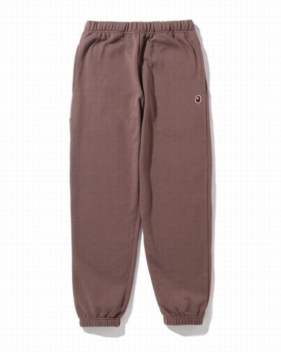 Dámské Tepláky Bape Ape Head One Point Oversized Hnědé | 42879XGPB