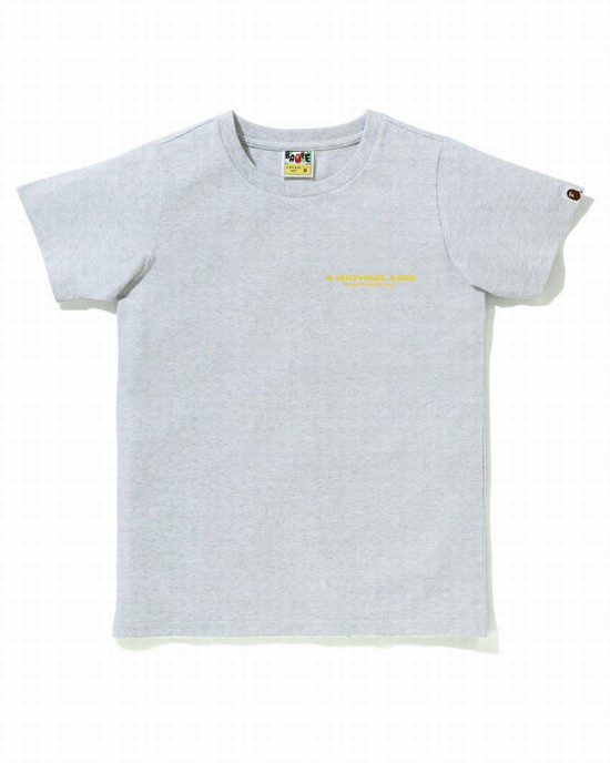Dámské Tričko Bape A Bathing Ape Line Camo Šedé | 68321TQUR