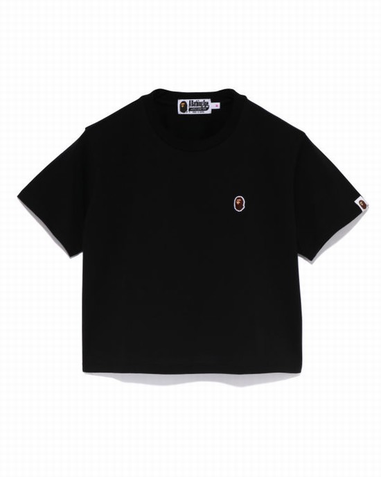 Dámské Tričko Bape Ape Head One Point Mini Černé | 15638WGMR
