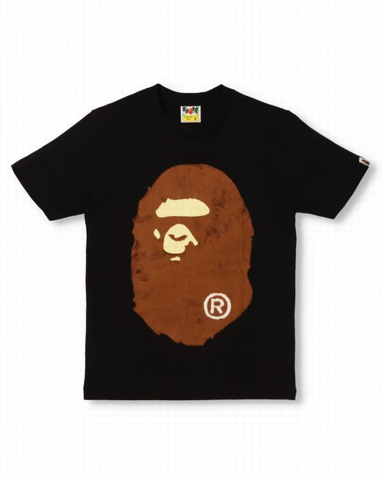 Dámské Tričko Bape BOA Big Ape Head Černé | 96142IKSM