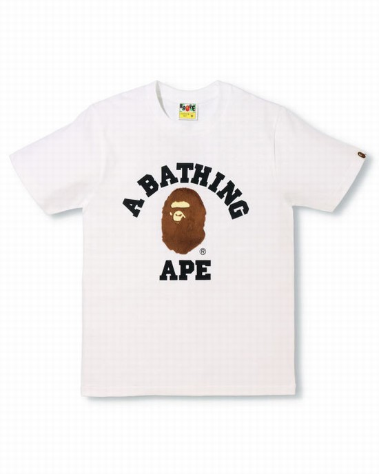 Dámské Tričko Bape BOA College Bílé | 98314GFKZ