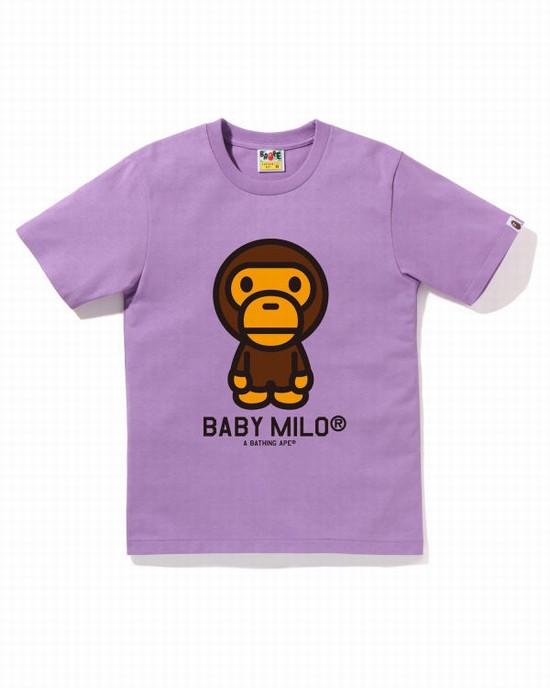 Dámské Tričko Bape Milo Fialové | 30195CNQU