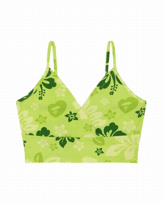 Dámské Vesty Bape Floral print Světle Zelene | 04321WSOD