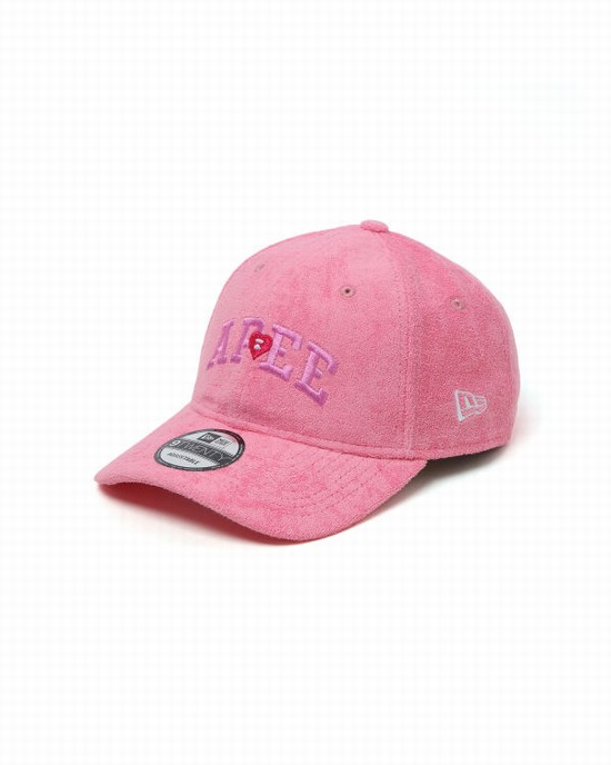 Dámské Čepice Bape X New Era 9TWENTY logo Růžové | 67592EVUG