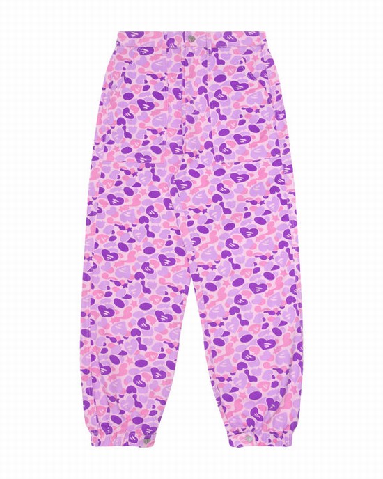 Dámské Šortky Bape Printed cargo Fialové | 96431KWHV