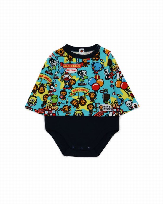 Dětské Body Bape Milo Circus Blankyt | 23915REGH
