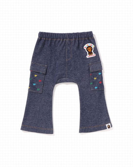 Dětské Džíny Bape Milo STA Jersey Blankyt | 13972GSZV
