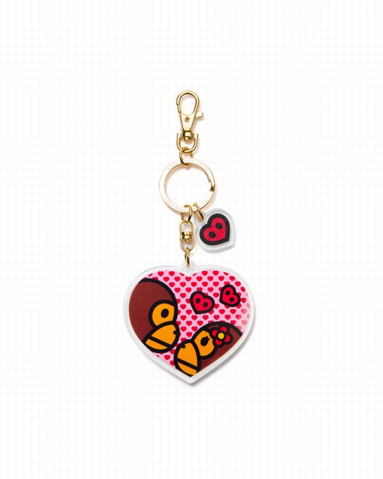 Dětské Kroužky Na Klíče Bape Acrylic Hnědé | 45289SVJF