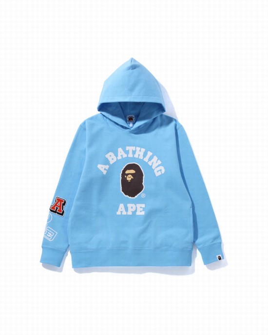 Dětské Mikiny S Kapucí Bape Multi Fonts Pullover JR Blankyt | 87093DURN