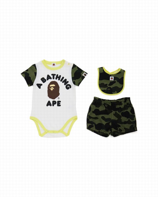 Dětské Oblek Bape 1st Camo Gift Zelene | 23461YRNM