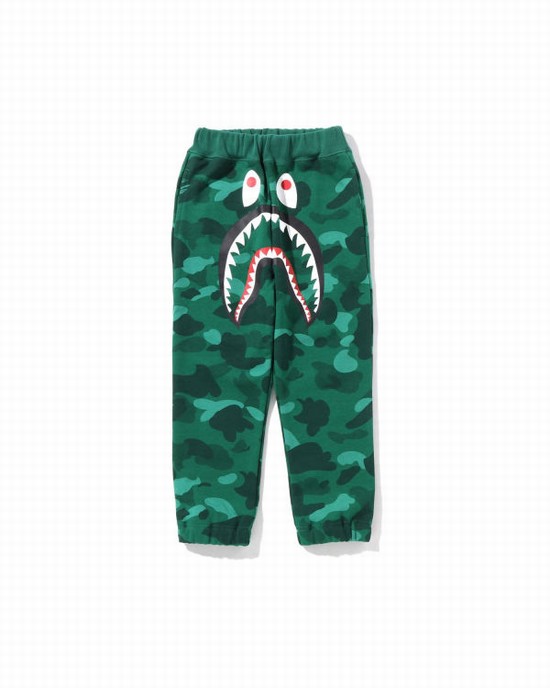 Dětské Tepláky Bape Color Camo Shark Tyrkysové | 25391RWKI