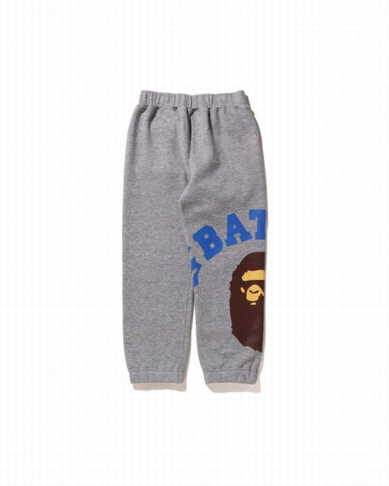 Dětské Tepláky Bape Giant College Šedé | 23075GYCO
