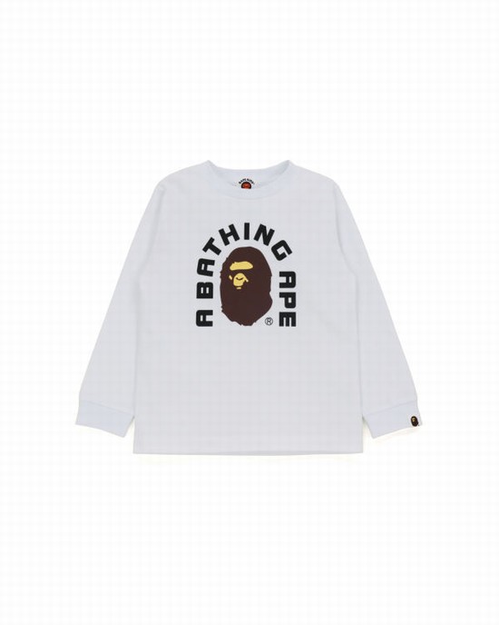 Dětské Tričko Bape College 2020 Bílé | 94701AERX