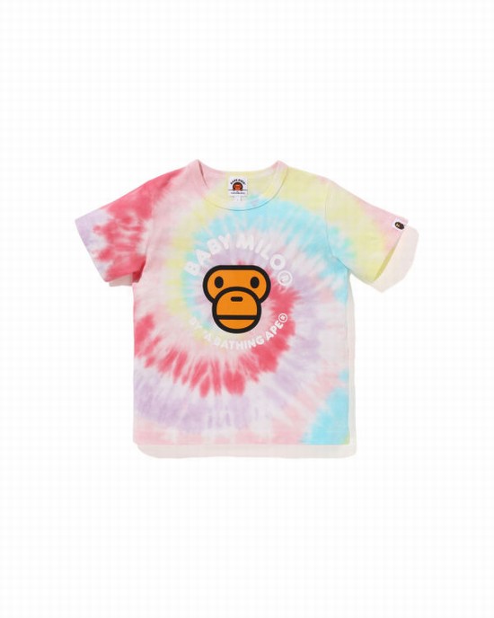Dětské Tričko Bape Milo Dyed Žluté | 17589GWOH