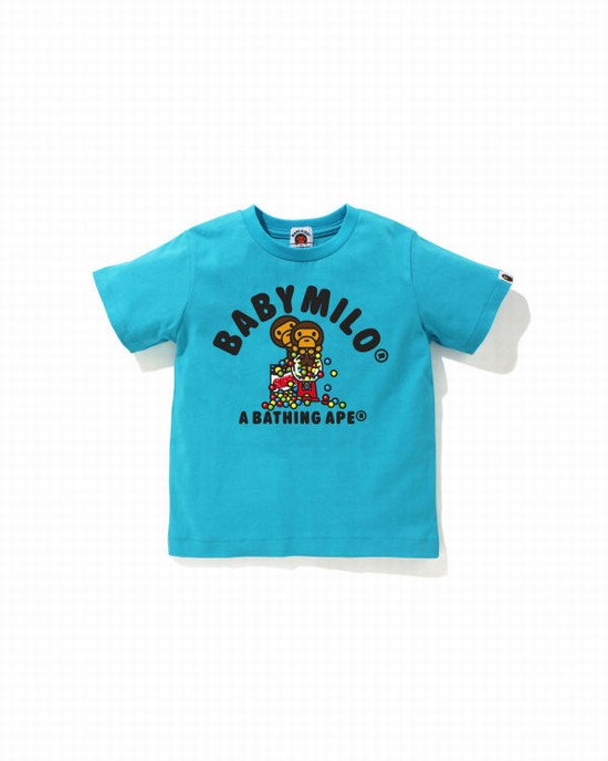 Dětské Tričko Bape Milo Gum Ball Blankyt | 92378LMIF