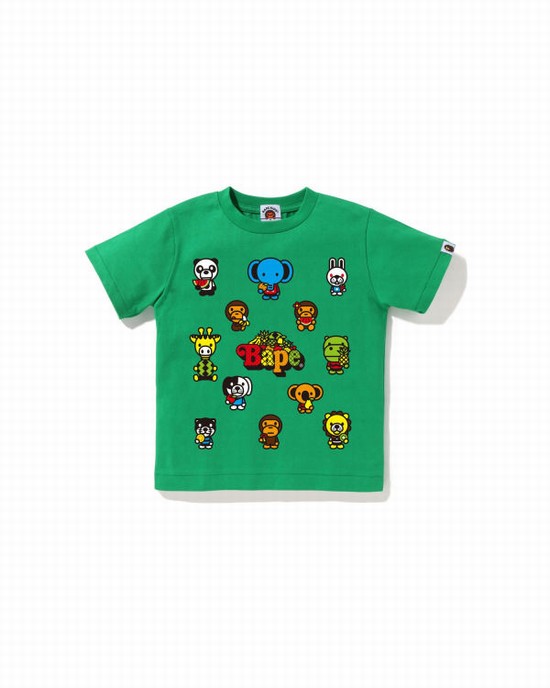 Dětské Tričko Bape Milo Mixed Fruit #1 Tyrkysové | 61302MHEO