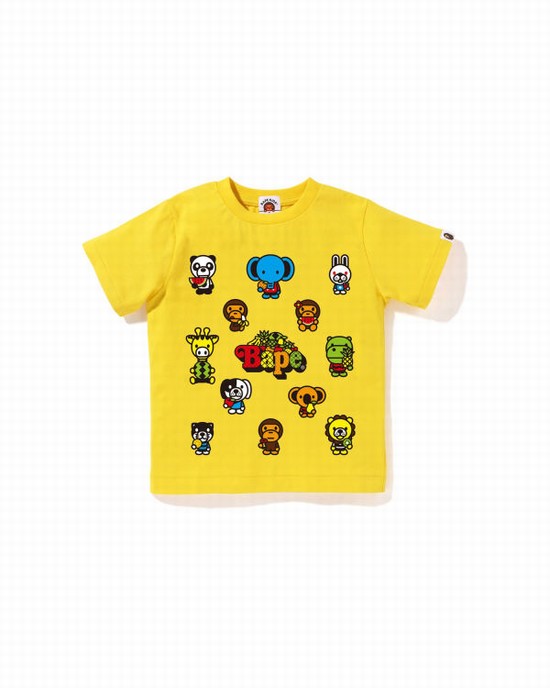 Dětské Tričko Bape Milo Mixed Fruit #1 Žluté | 54681XMSB