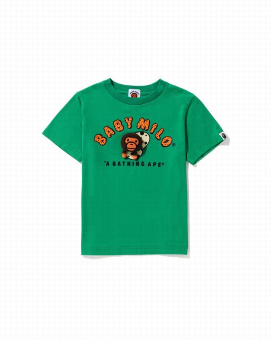 Dětské Tričko Bape Milo Plush Doll In An Egg Tyrkysové | 75028BRPA