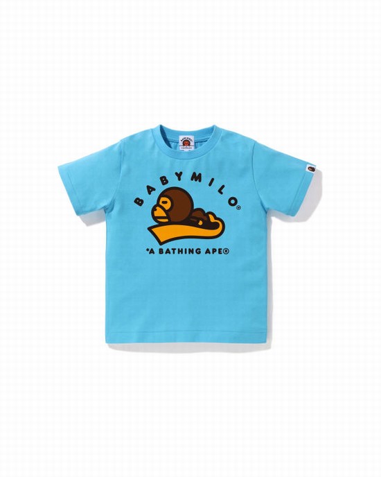 Dětské Tričko Bape Milo Sleep Blankyt | 23957NPIQ