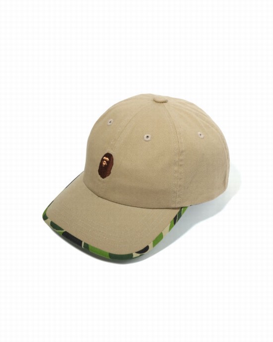 Dětské Čepice Bape ABC Camo Ape Head Béžový | 79158GRQX