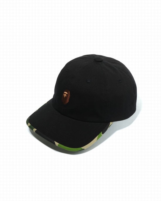 Dětské Čepice Bape ABC Camo Ape Head Černé | 39584CLME