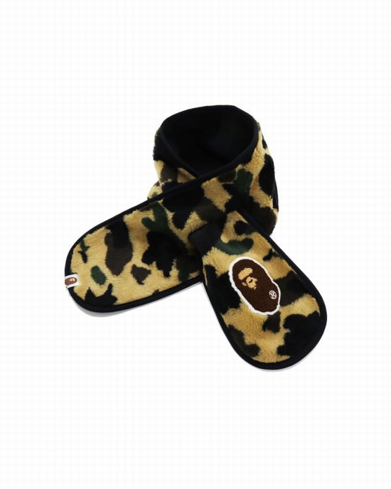 Dětské Šátky Bape 1st Camo BOA Ape Head Hnědožlutý | 09476WKNT