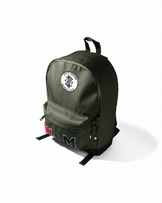 Pánské Batohy Bape Busy Shark Světle Zelene | 69207TDZS