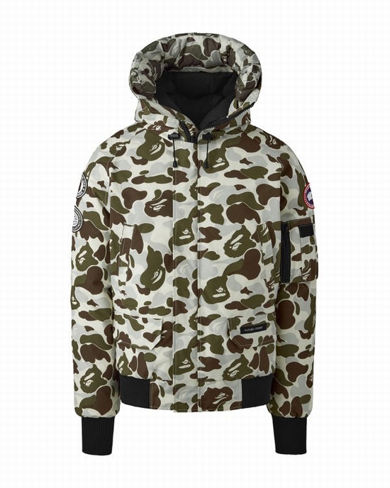 Pánské Bundy Bape X Canada Goose X Concepts ABC Camo Chilliwack Bomber Šedé | 31579CDGW