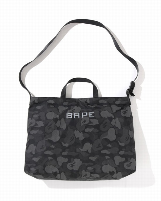 Pánské Kabelky Přes Rameno Bape ABC Dot Reflective Černé | 02497GMZT
