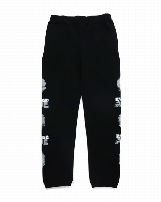 Pánské Kalhoty Bape Grafická #1 Černé | 03495GZPF