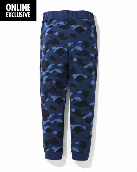 Pánské Kalhoty Jogger Bape Color camo One Point silm Tmavě Blankyt Blankyt | 14258SVIO