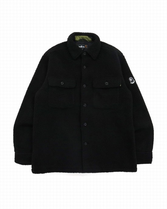 Pánské Košile Bape Boa Černé | 04132QFOJ