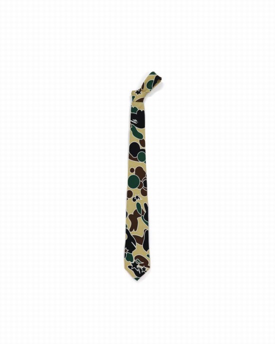 Pánské Kravaty Bape STA Camo Hnědožlutý | 16372KMYR