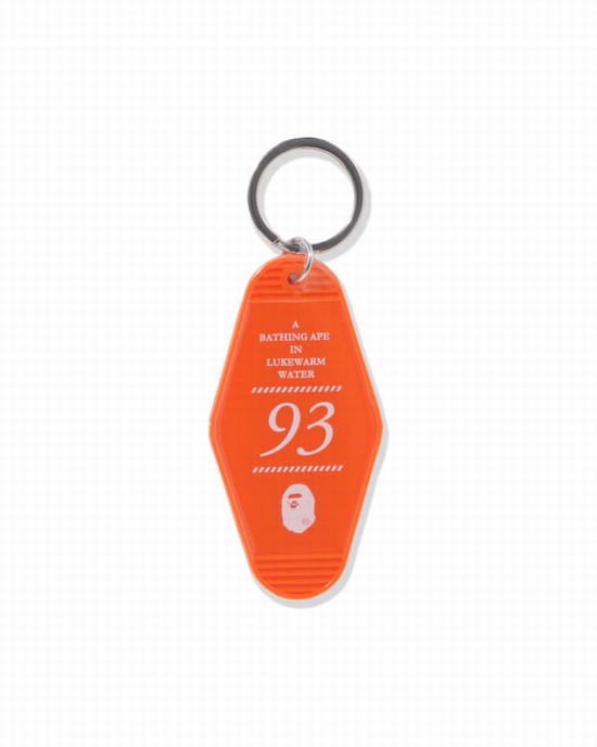 Pánské Kroužky Na Klíče Bape Room Oranžové | 81974ZXIS