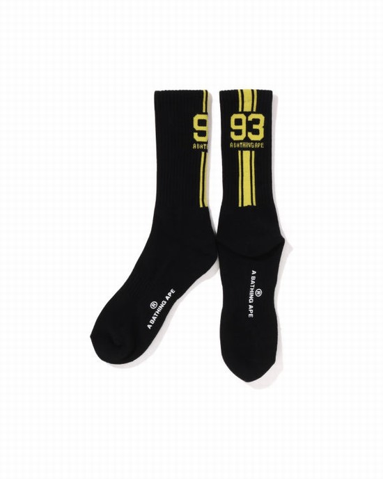 Pánské Ponožky Bape Sports Černé | 50428DIAT