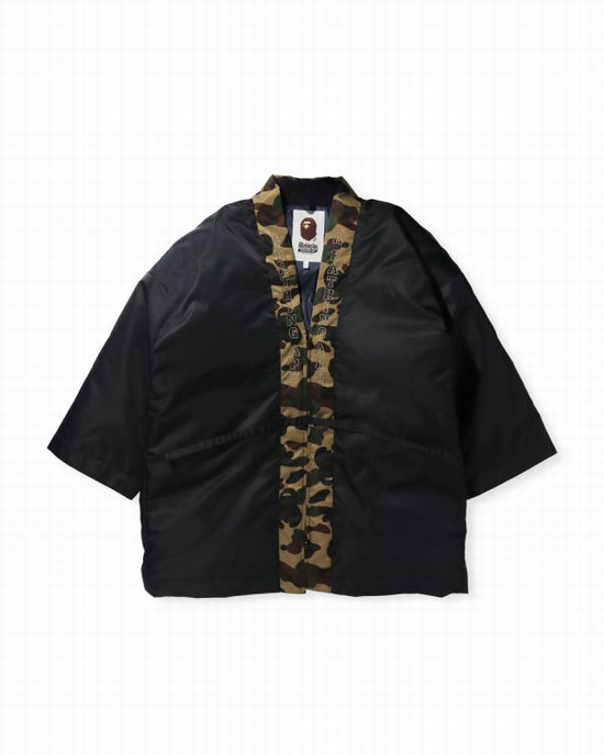 Pánské Péřové Bundy Bape 1st Camo Hanten Tmavě Zelene | 98430CZIF