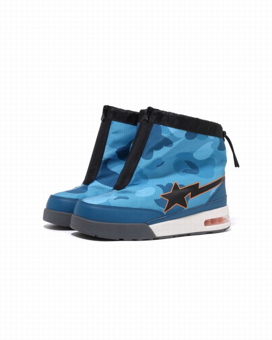 Pánské Tenisky Bape Honeycomb Camo Zip Silniční STA M2 Blankyt | 73851KUSM