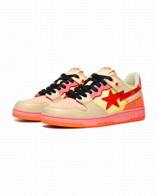 Pánské Tenisky Bape SK8 STA #1 Oranžové | 67345ZHFD