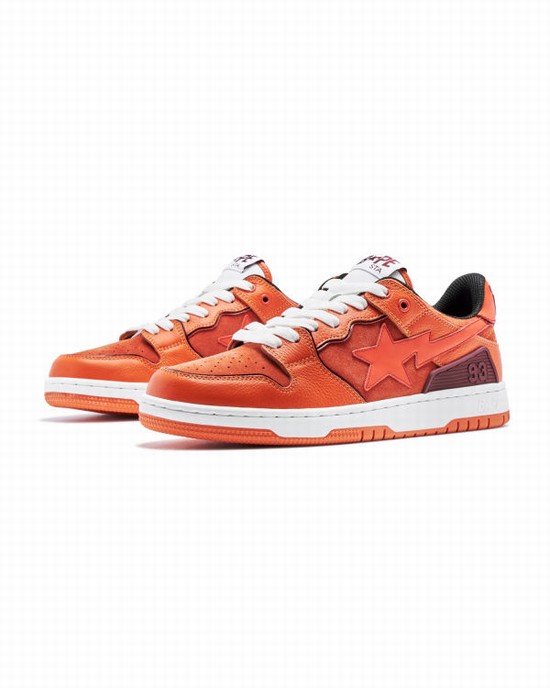 Pánské Tenisky Bape SK8 STA #2 Oranžové | 67290QLVI