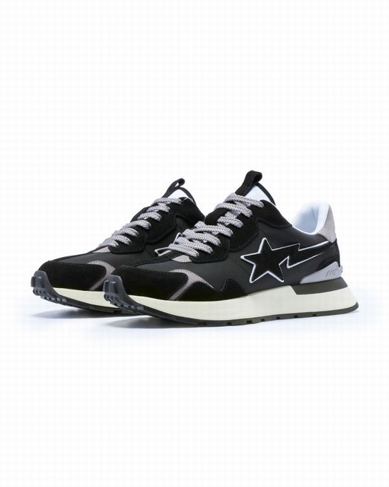 Pánské Tenisky Bape Silniční STA Express #3 M1 Černé | 91823KTZX