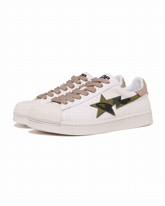 Pánské Tenisky Bape Skull STA #1 Bílé | 85164DWZL