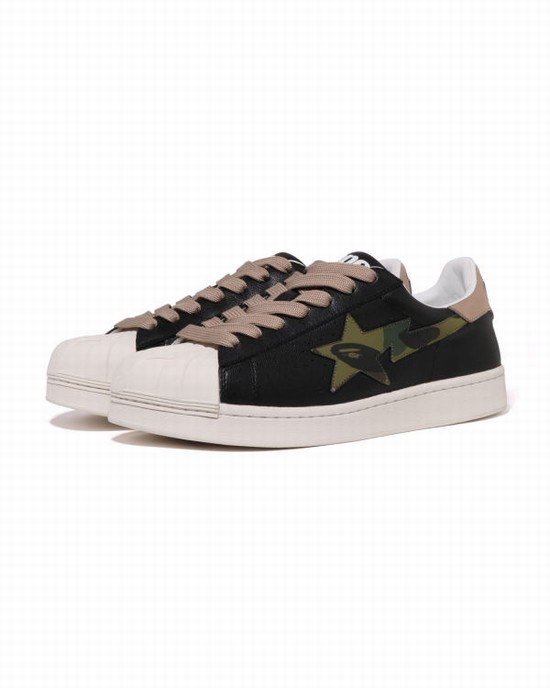 Pánské Tenisky Bape Skull STA #1 Černé | 17845MYZD