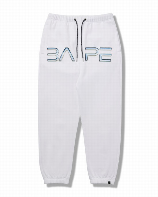 Pánské Tepláky Bape X Hajime Sorayama Logo Bílé | 41572GVXZ