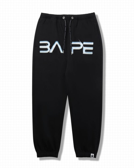 Pánské Tepláky Bape X Hajime Sorayama Logo Černé | 56734VSIK