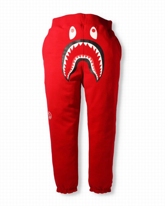 Pánské Tepláky Bape X OVO Woodland Camo Shark Reversible Světle Červené | 78956WZGU