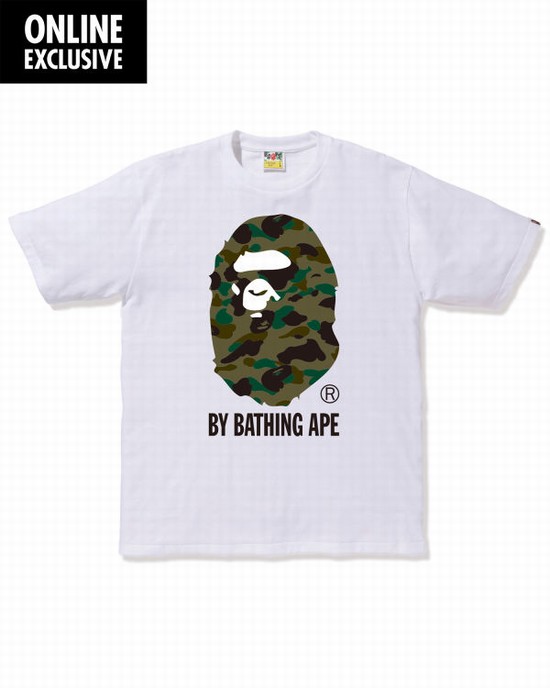 Pánské Tričko Bape 1st Camo By Bathing Ape Bílé | 04275CYVT
