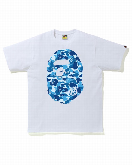 Pánské Tričko Bape ABC Camo Big Ape Head Blankyt | 15209XECV