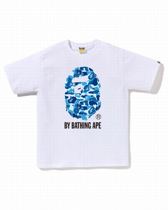 Pánské Tričko Bape ABC Camo By Bathing Ape Bílé | 32586SMYT
